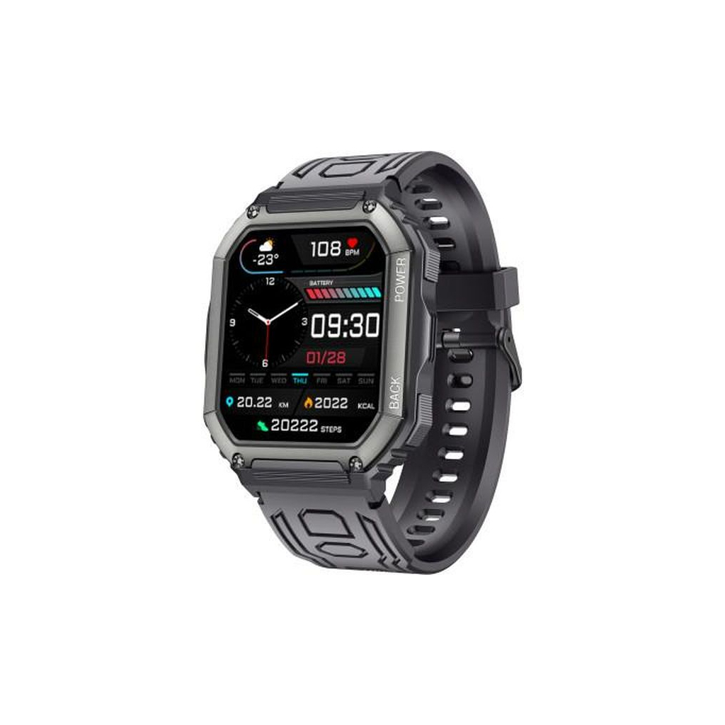 Смарт-годинник Gelius Pro GP-SW007 (Tactical Navy) Bluetooth call (IP68) Black (GP-SW007 Black) - зображення 7