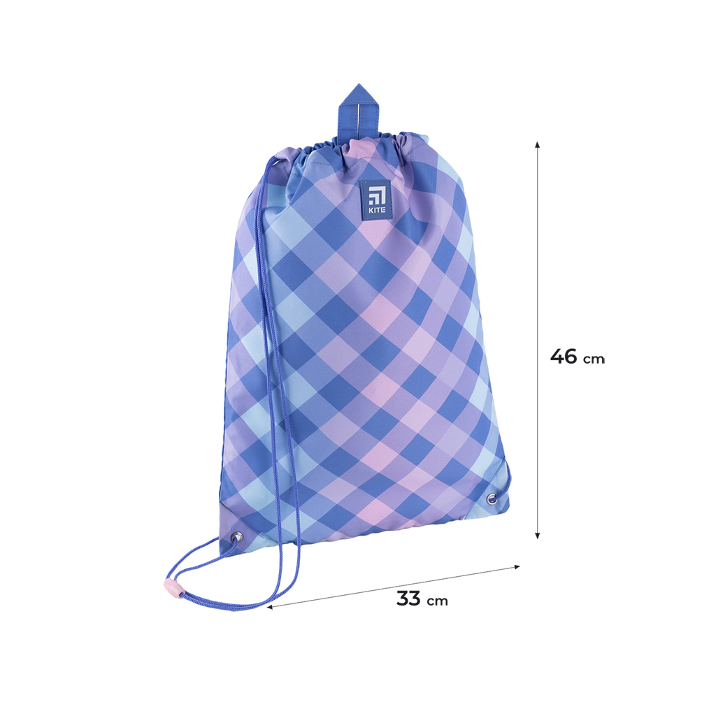 Сумка для взуття Kite Chequer Фіолетова (K24-600M-3) - зображення 2
