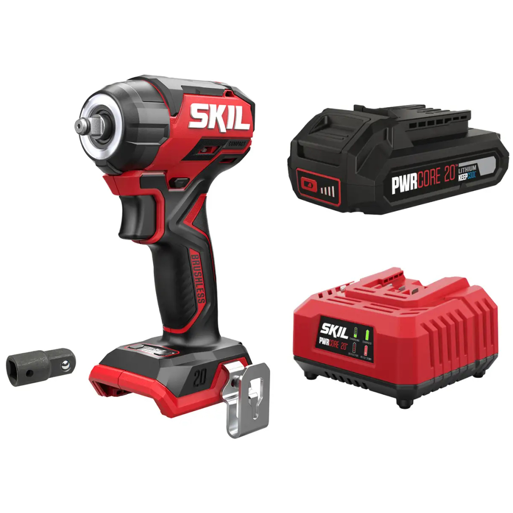 Гайковерт Skil акумуляторний безщітковий ударний 3265 CA Compact , 2.5Ah (SD1E3265CA+BC1E3110AA) - изображение 1