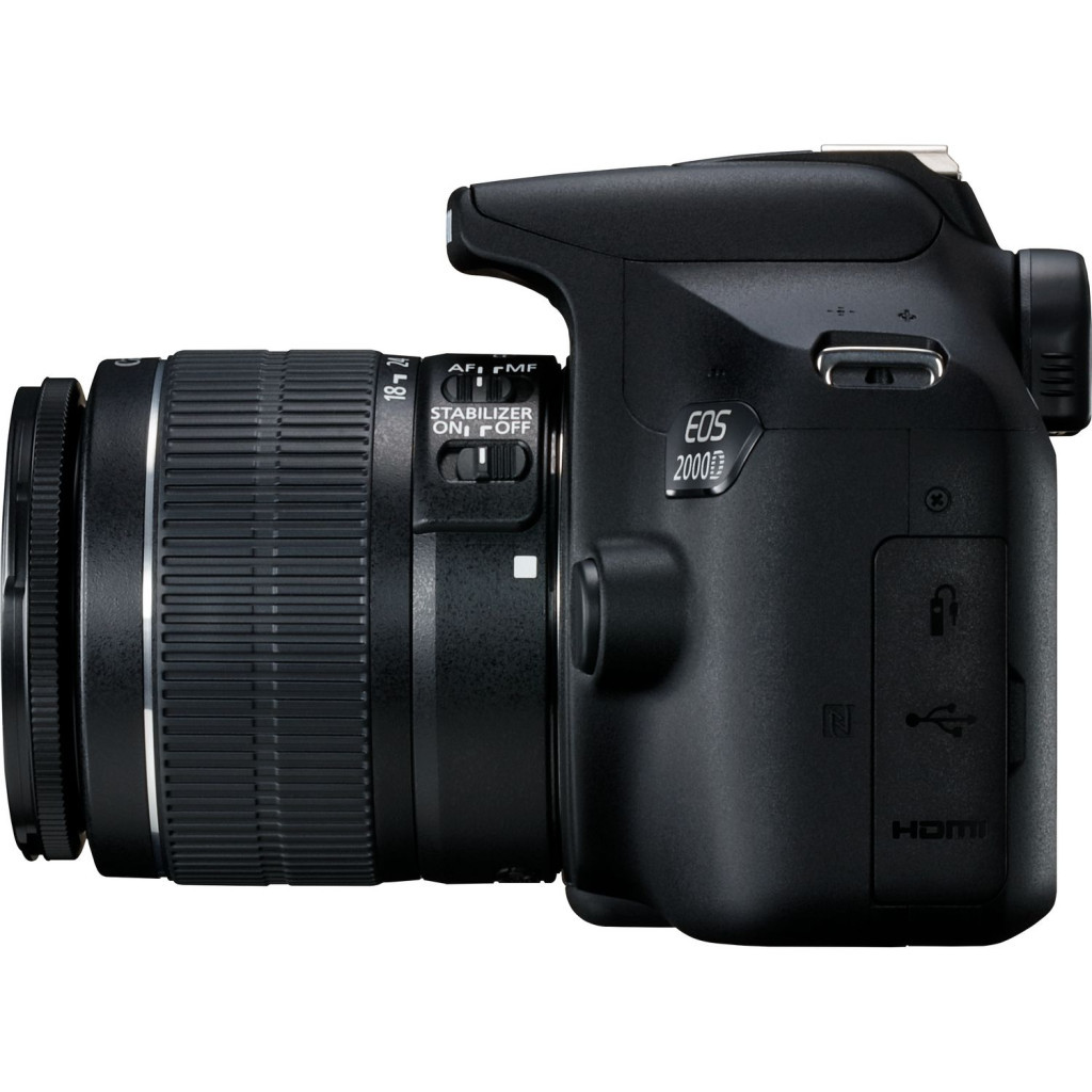 Цифровий фотоапарат Canon EOS 2000D 18-55 + 75-300 kit (2728C021AA) - зображення 5