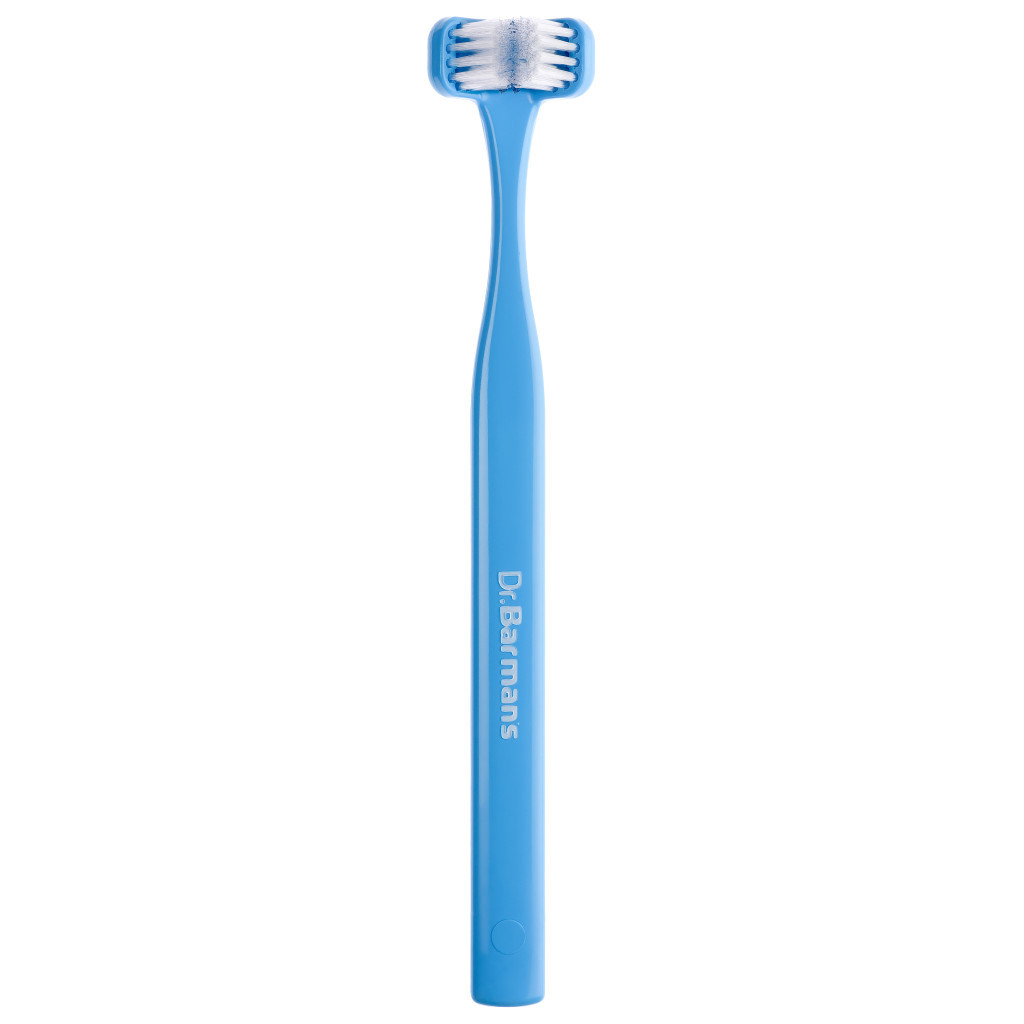Дитяча зубна щітка Dr. Barman's Superbrush Dentaco AG 9603210000 блакитна (8.121/2) - зображення 1