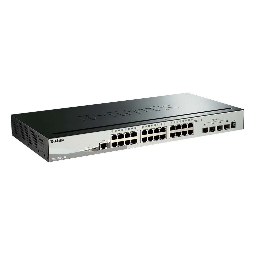 Комутатор мережевий D-Link DGS-1510-28X/E - зображення 2