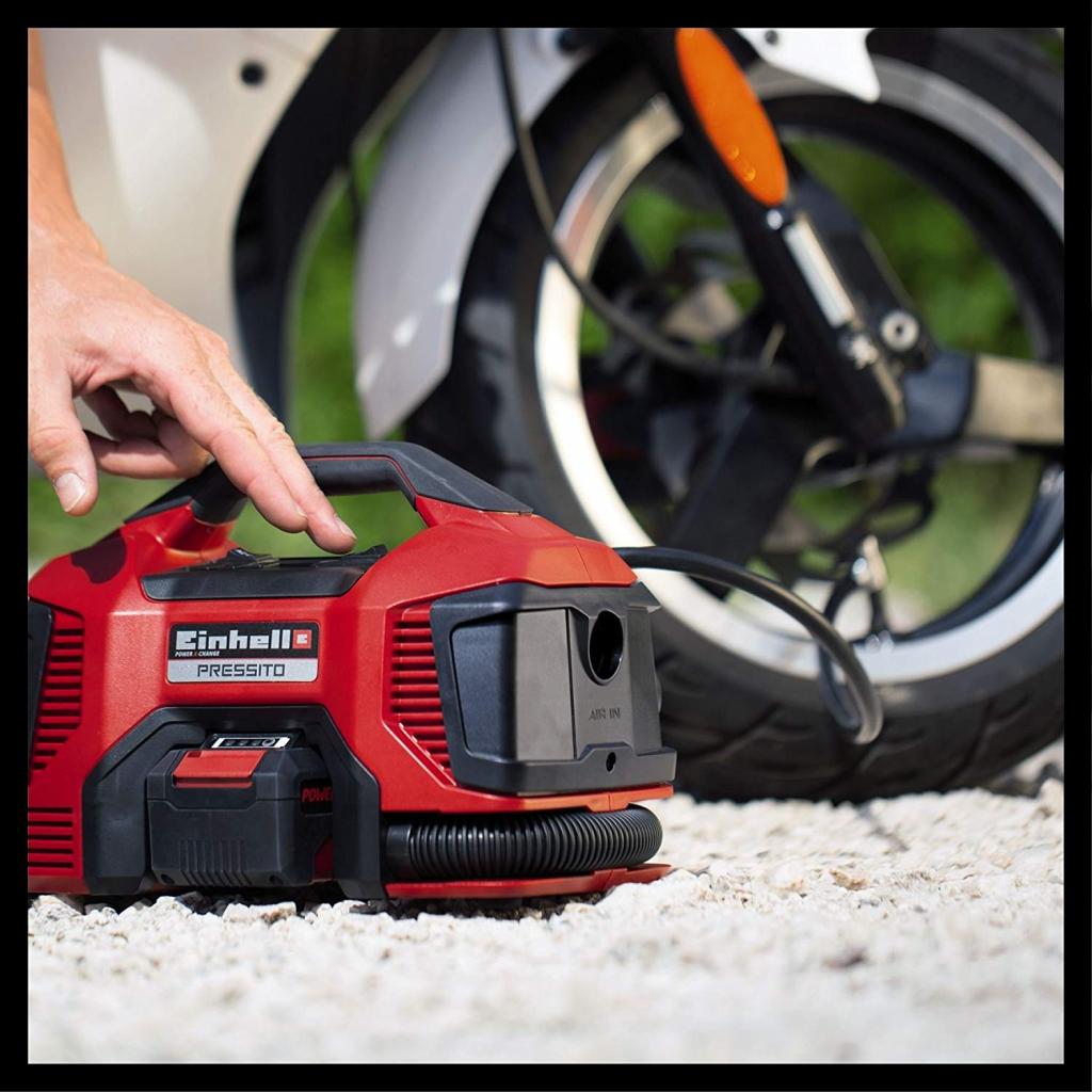 Автомобільний компресор Einhell X-Change PRESSITO гибридный (4020460) - зображення 2