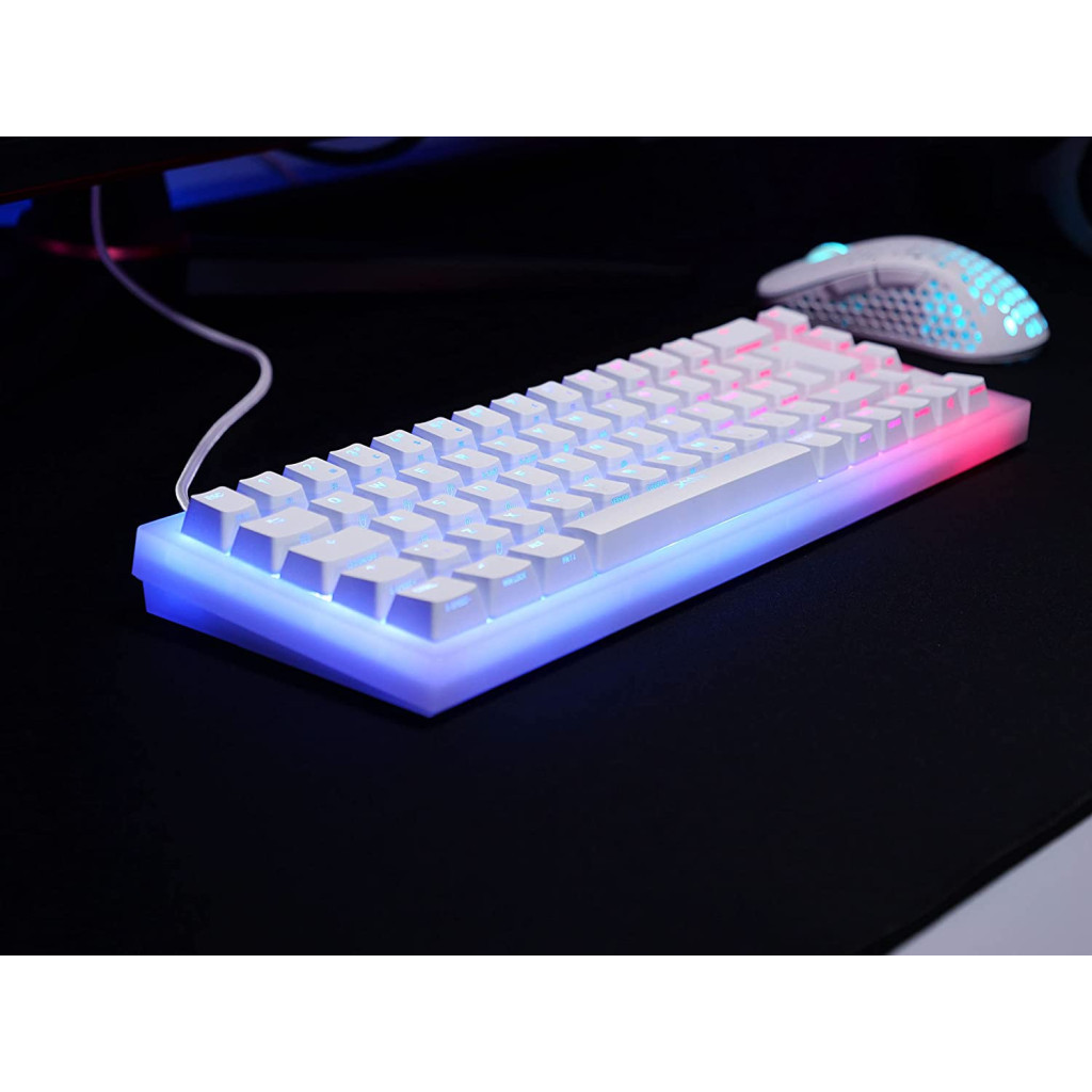 Клавіатура Xtrfy K5 68 keys Kailh Red Hot-swap RGB UA White (K5-RGB-CPT-TPWHITE-R-UKR) - зображення 3