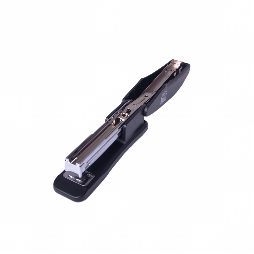 Степлер Buromax пластиковий, 20 арк., скоби №24; 26, 126х32х55 мм, синій (BM.4203-02) - зображення 3