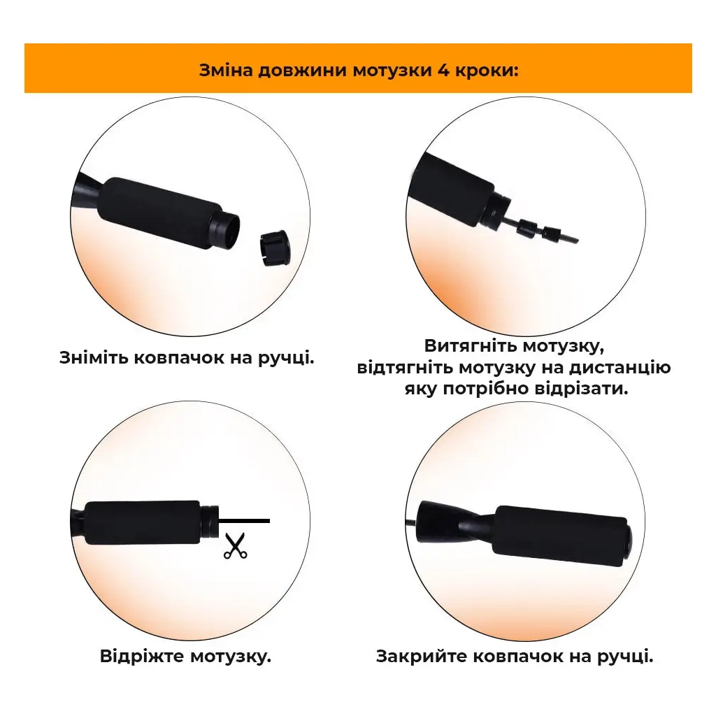 Скакалка PowerPlay 4209 Чорна (PP_4209_Black) - изображение 9