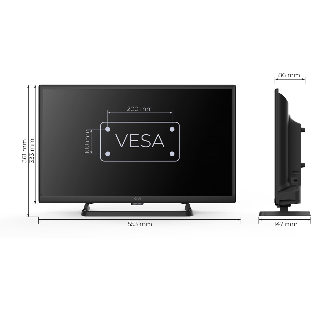 Телевізор Kivi 24H710QB - зображення 4