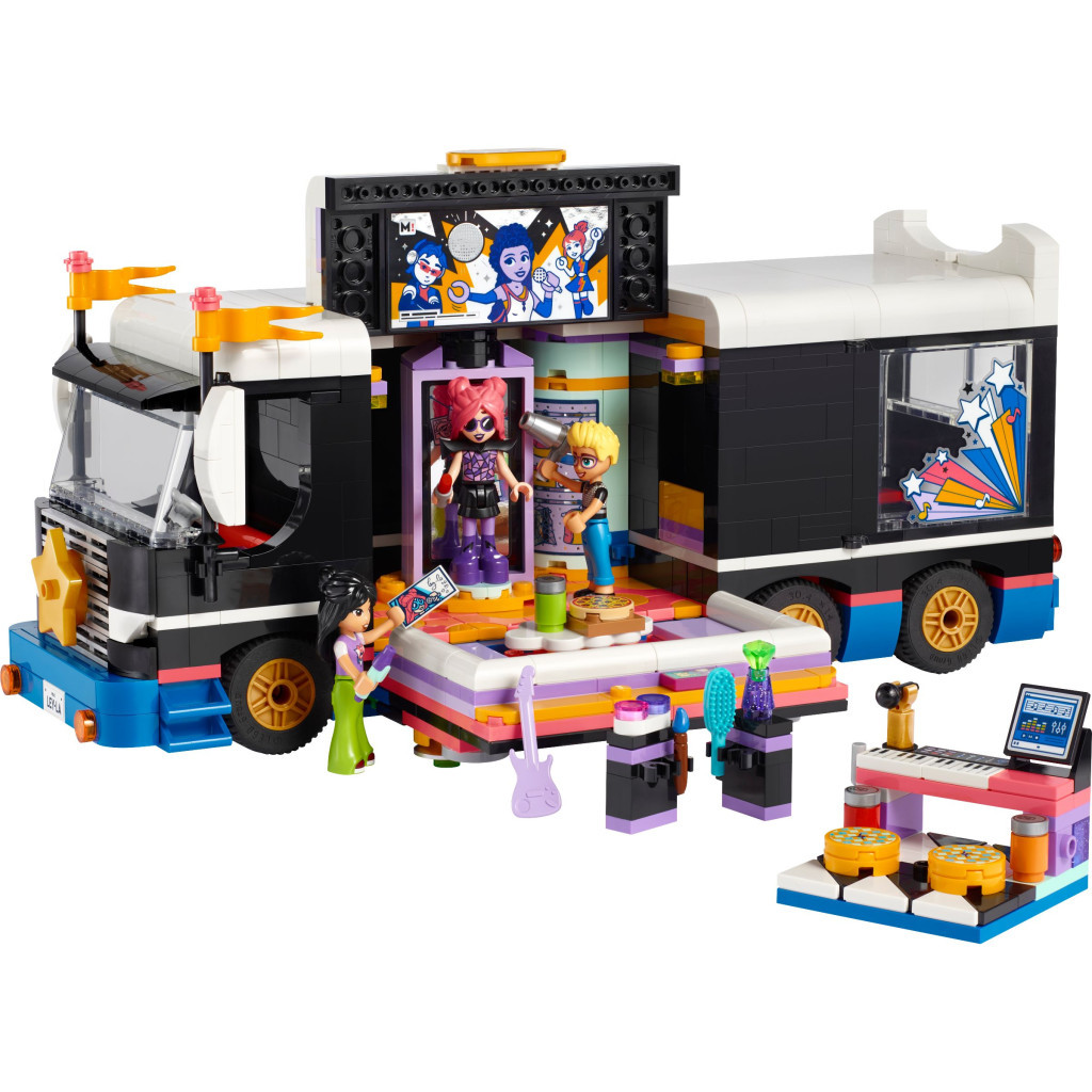 Конструктор LEGO Friends Автобус для музичного туру поп-зірки 845 деталей (42619) - зображення 2