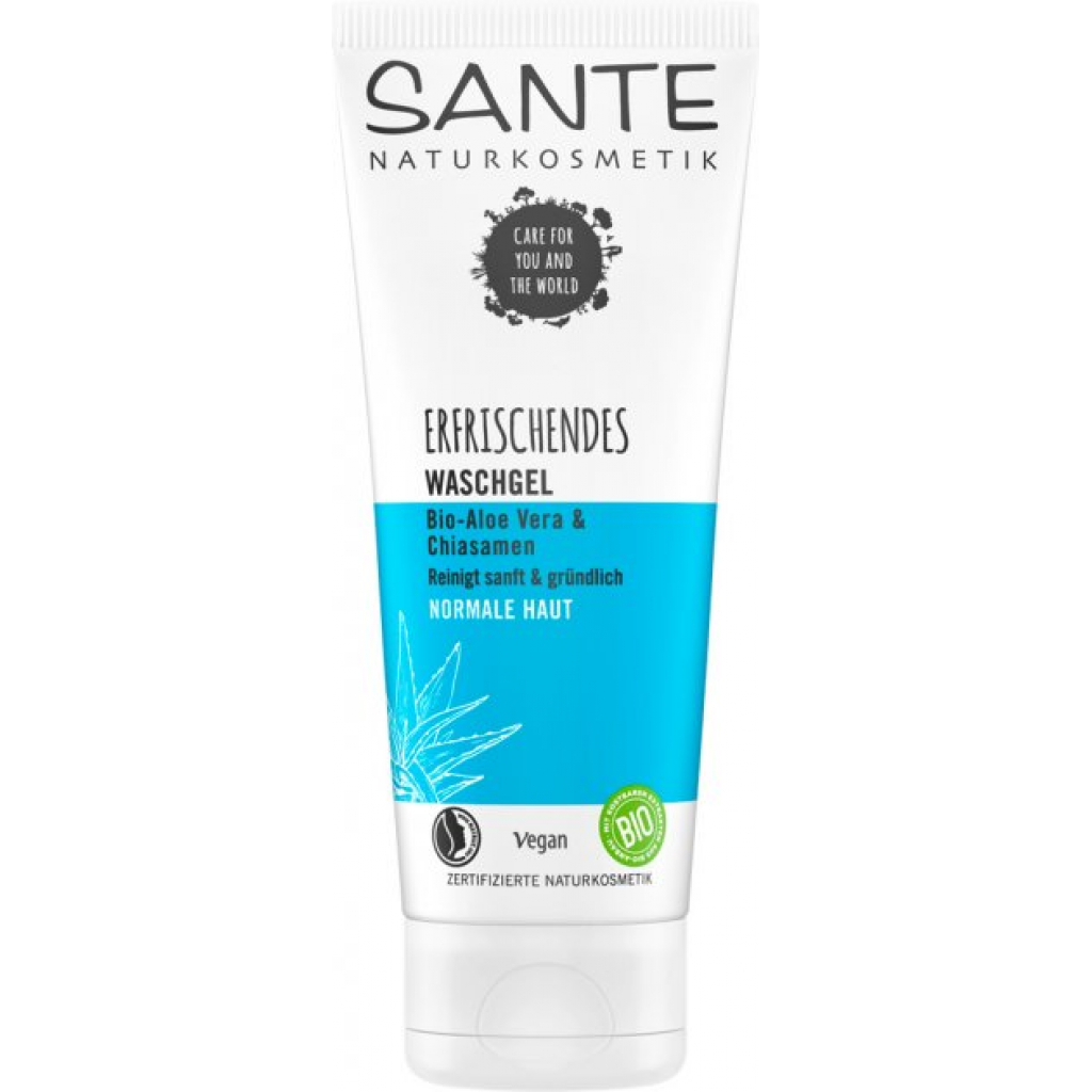 Гель для вмивання Sante Алое вера і насіння Чіа 100 мл (4025089084570) - зображення 1