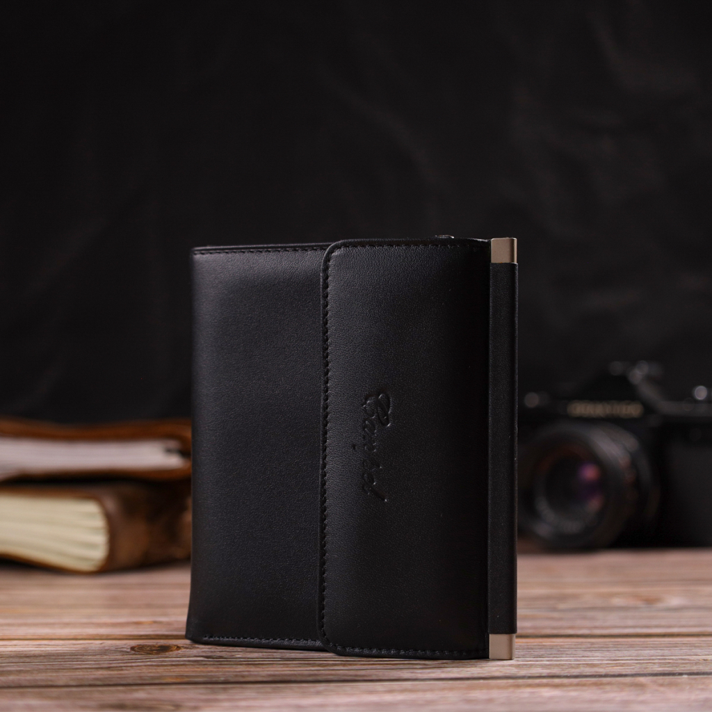 Гаманець Canpellini З натуральної шкіри Чорний (21928) - зображення 8