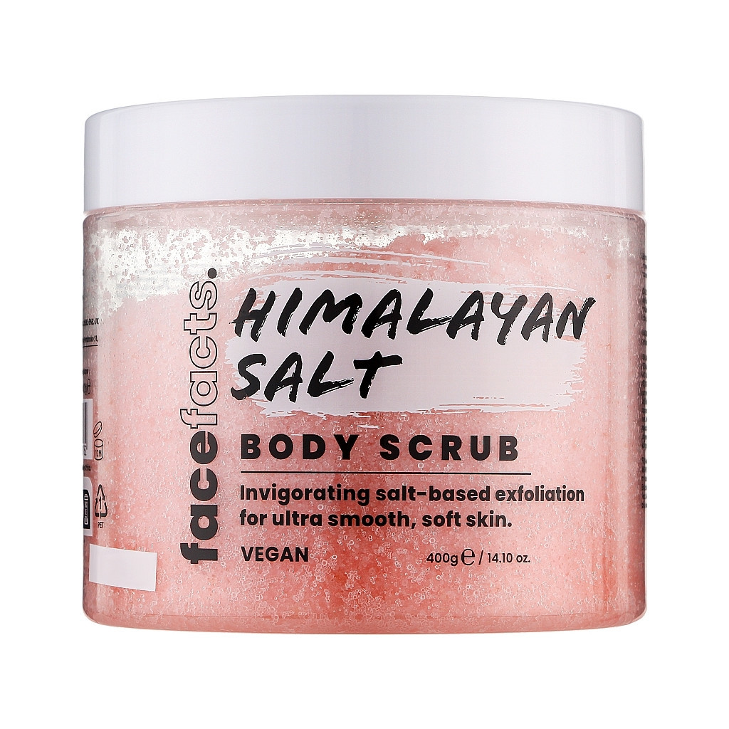 Скраб для тіла Face Facts Body Scrub Pink Himalayan Salt Рожева гімалайська сіль 400 г (5031413929782) - зображення 1