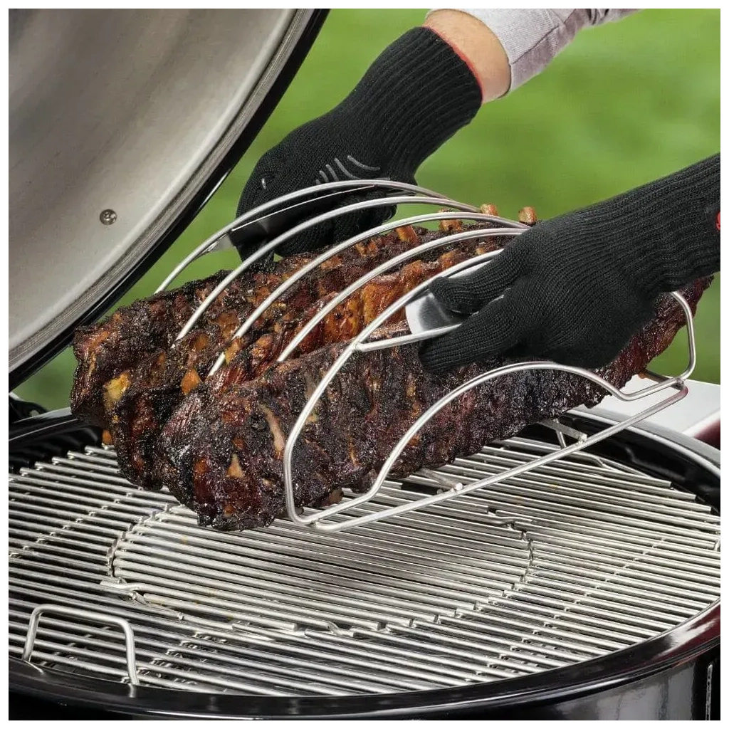 Аксесуар для барбекю Weber жаростійкі перчатки, L/XL (6670) - изображение 3
