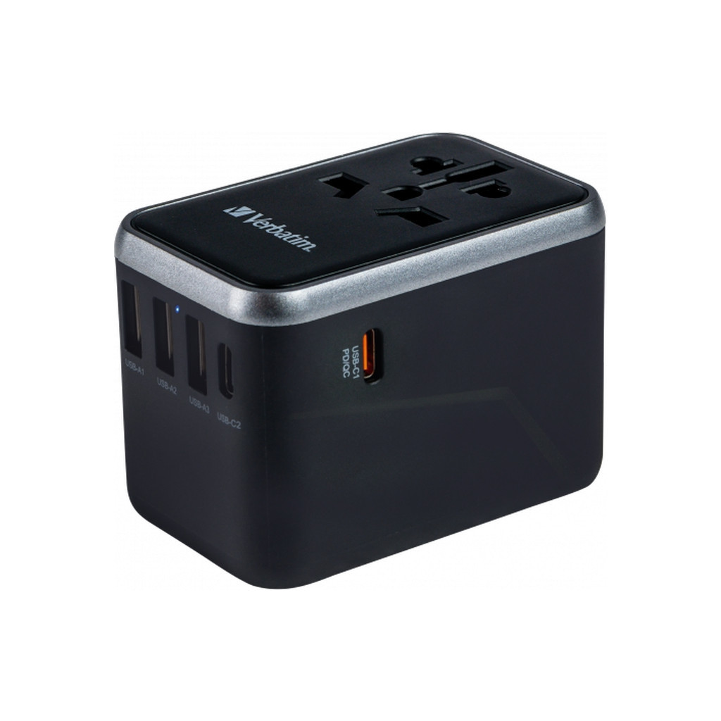 Зарядний пристрій Verbatim UTA-04 PD61W (3xUSB-A/2xUSB-C) (49546) - зображення 8