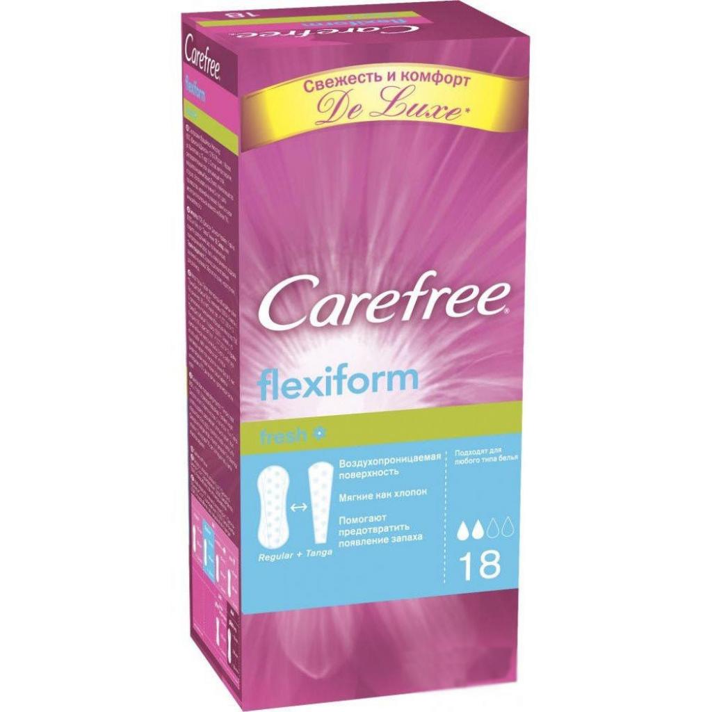 Щоденні прокладки Carefree Flexi Form Fresh 18 шт (3574661064338) - зображення 1