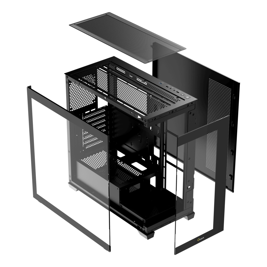 Корпус для ПК OCYPUS GAMMA C72 BK (GAMMA-C72-BKD000XX-GL) - зображення 7