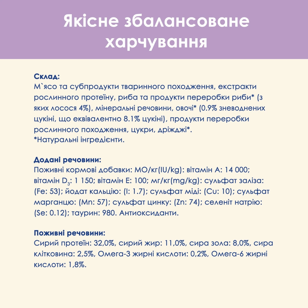 Вологий корм для кішок Purina Cat Chow Sensitive з Лососем та Цукіні в желе 85 г (8445290426574) - зображення 4