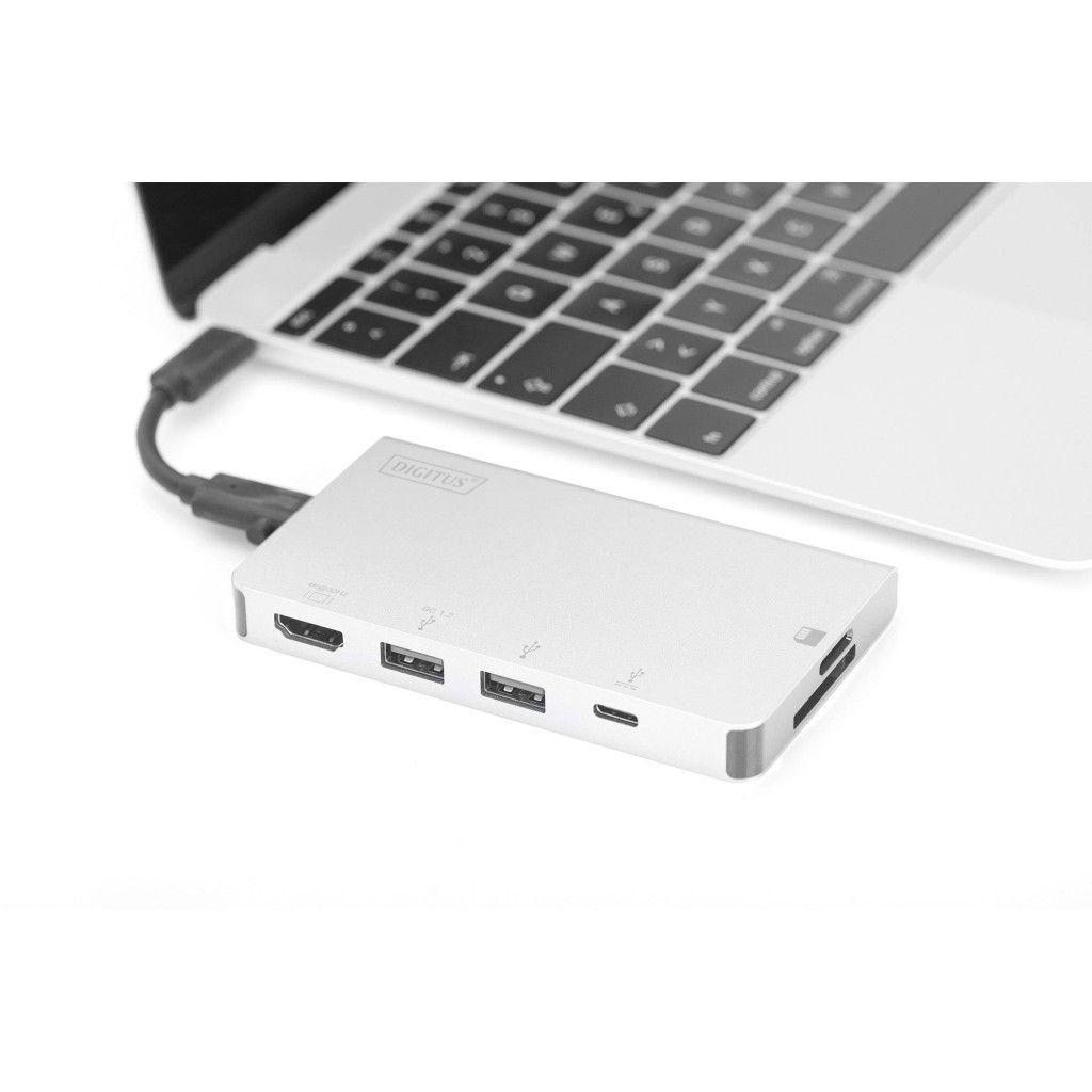 Порт-реплікатор Digitus Travel USB-C, 6 Port (DA-70867) - изображение 2