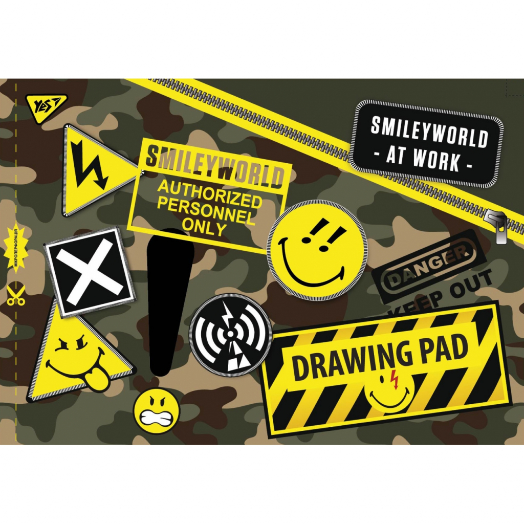 Альбом для малювання Yes А4 скоба з перфорацією, 28 аркушів (130437) - зображення 4