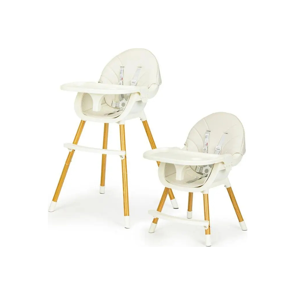 Стілець для годування Ecotoys 2 в 1 SMART Beige (HA-004 BEIGE) - зображення 8