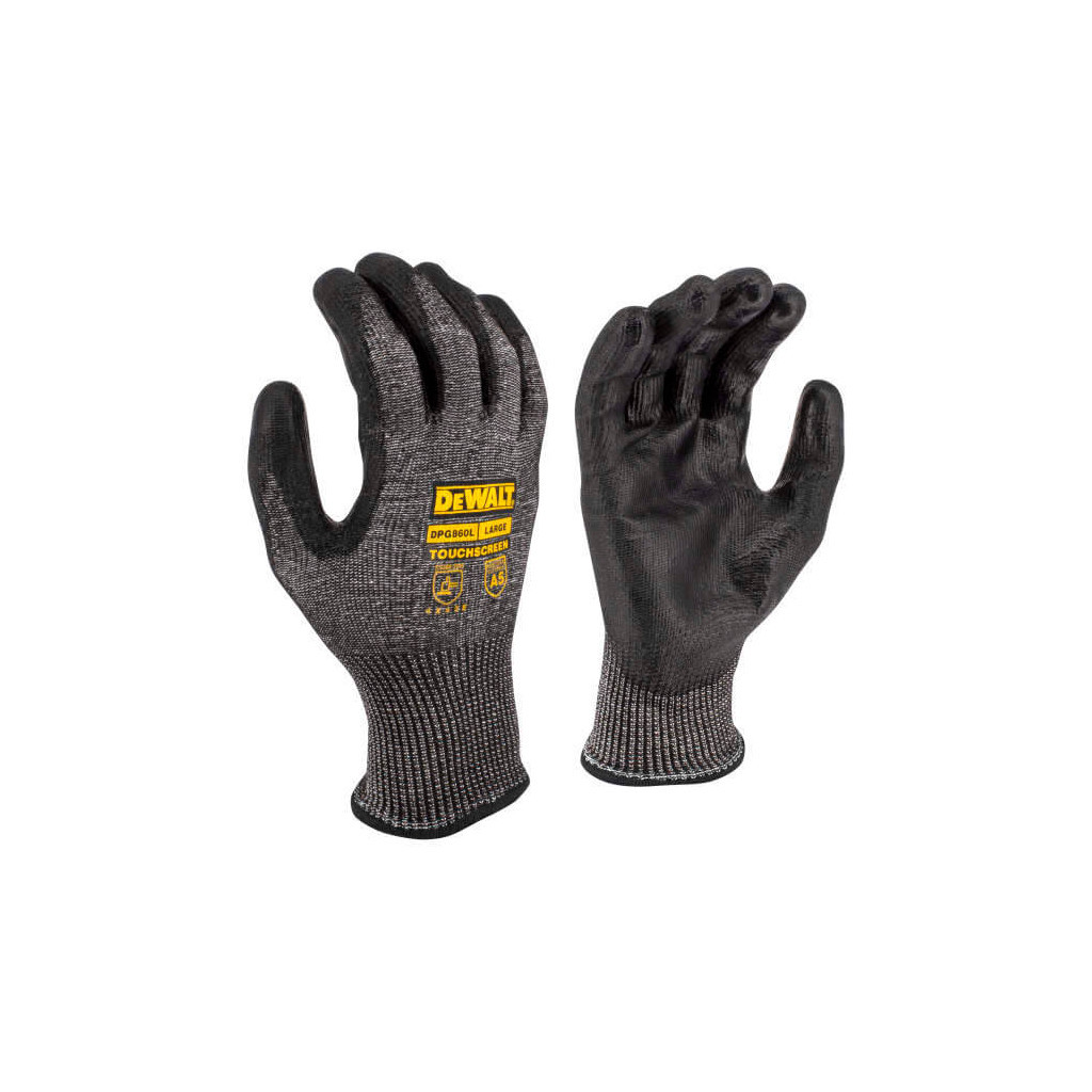 Захисні рукавиці DeWALT розм. L/9, з високою стійкістю до порізів (DPG860L) - зображення 1
