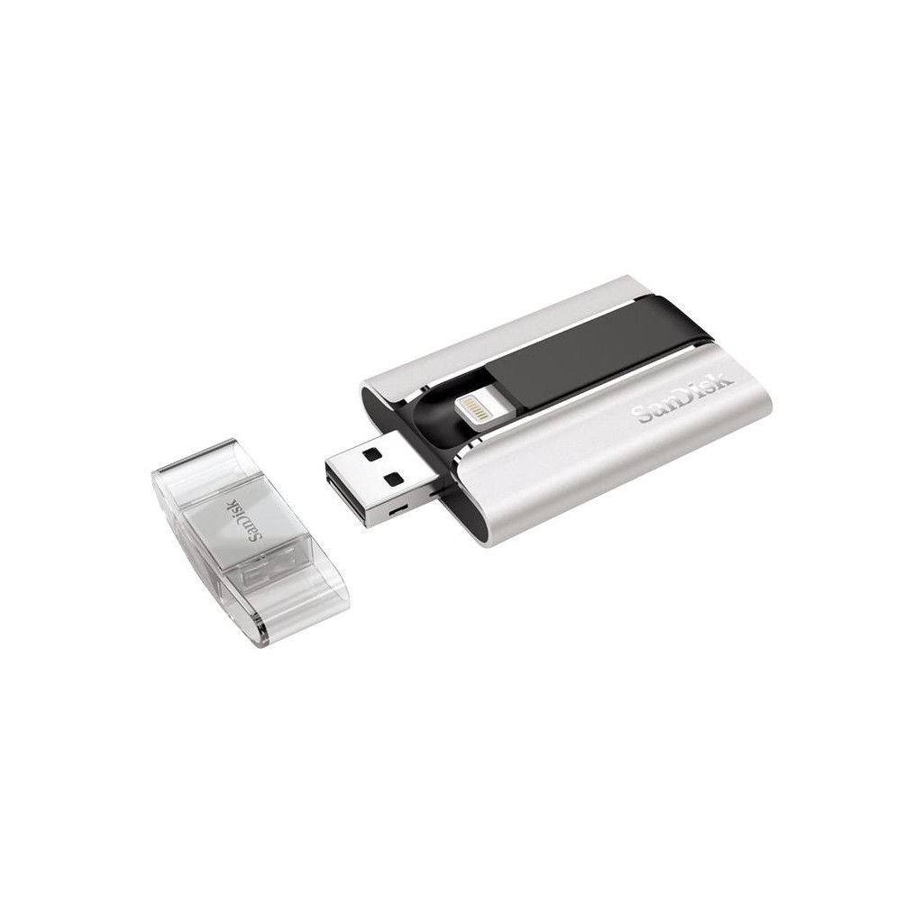 USB флеш накопичувач SanDisk 128GB iXpand USB 2.0/Lightning (SDIX-128G-G57) - зображення 4