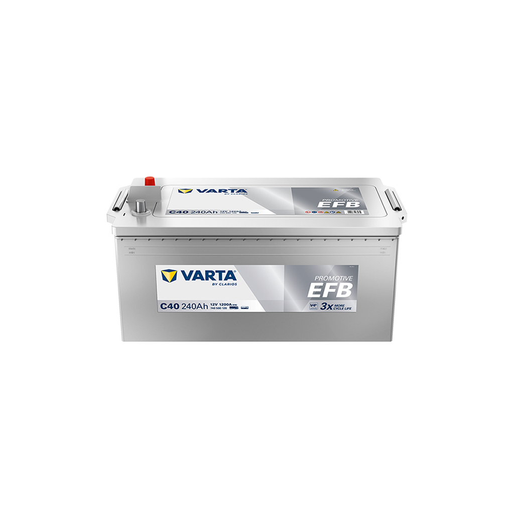 Акумулятор автомобільний Varta ProMotive EFB 240Ah бокова(+/-) (1200EN) C40 (740500120) - изображение 1
