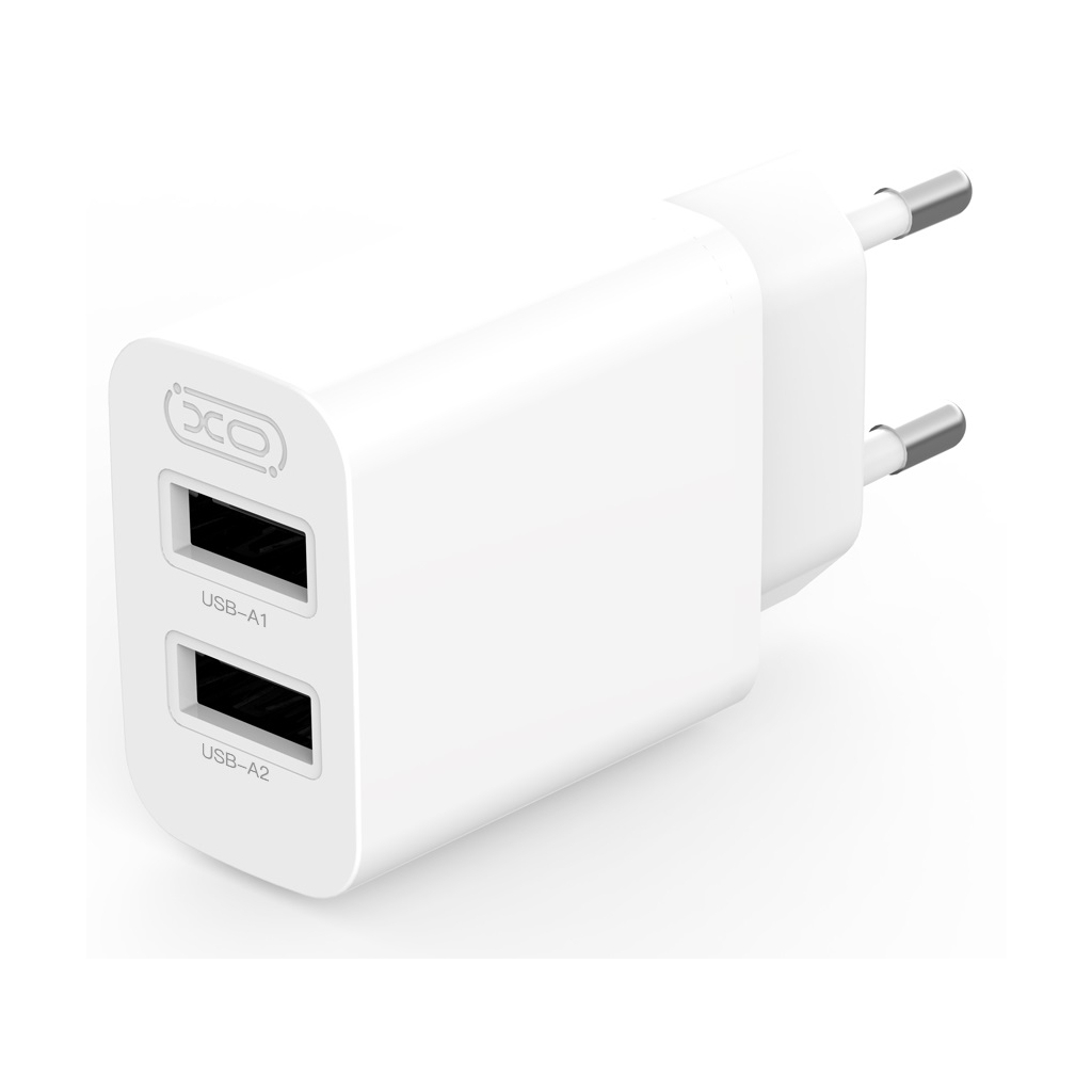 Зарядний пристрій XO L109 12W 2xUSB-A White (L109_White) - зображення 2