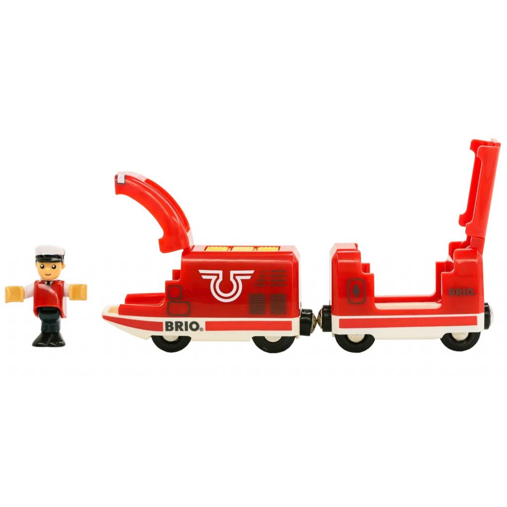 Залізниця Brio World Потяг USB зарядка, вагон, машиніст (33746) - зображення 3