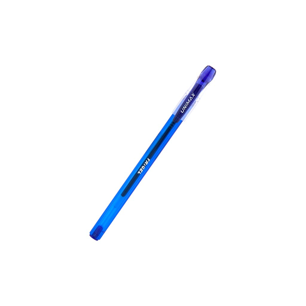 Ручка гелева Unimax Trigel, синя (UX-130-02) - зображення 2