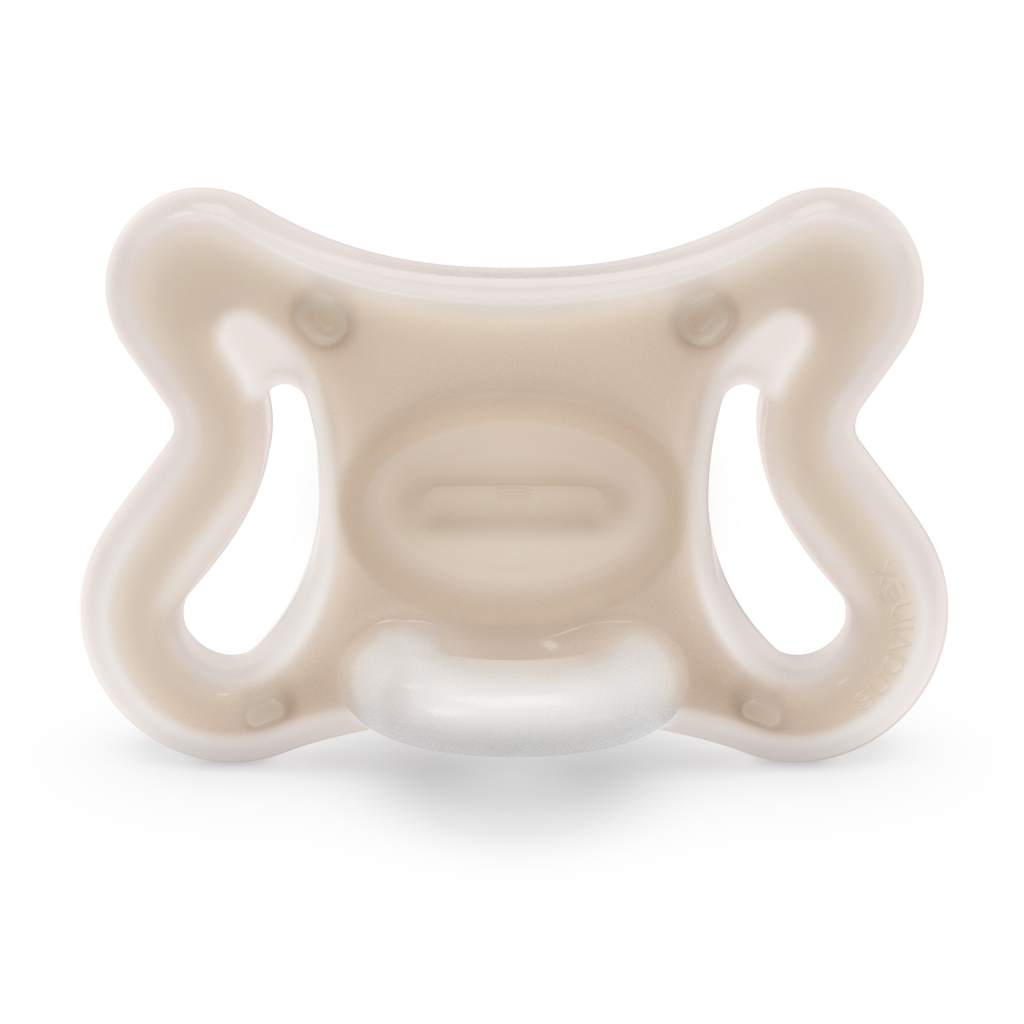 Пустушка Suavinex Zero.Zero для недоношених дітей, фізіологічна, бежева, до 2 місяців (402527) - зображення 1