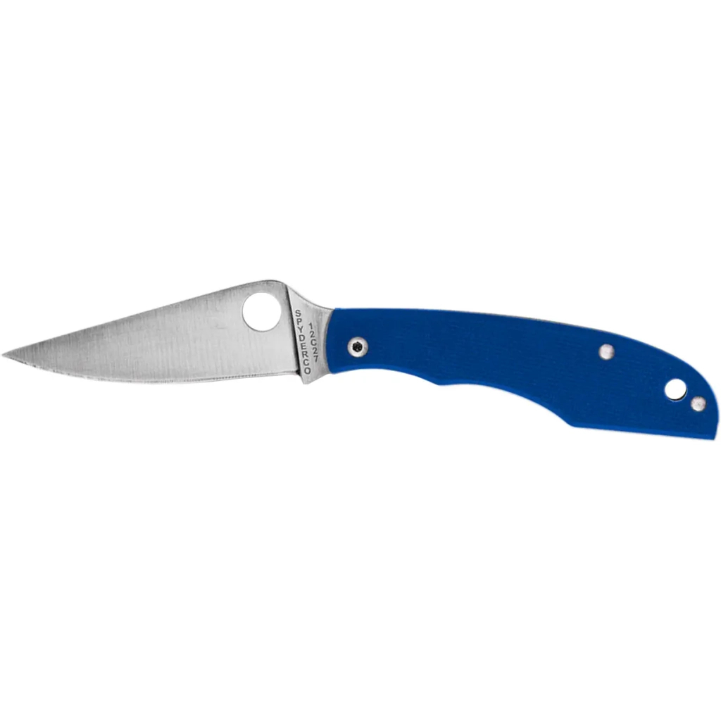 Ніж Spyderco Grasshopper 12C27 G-10 Blue (C138GBLP) - зображення 1