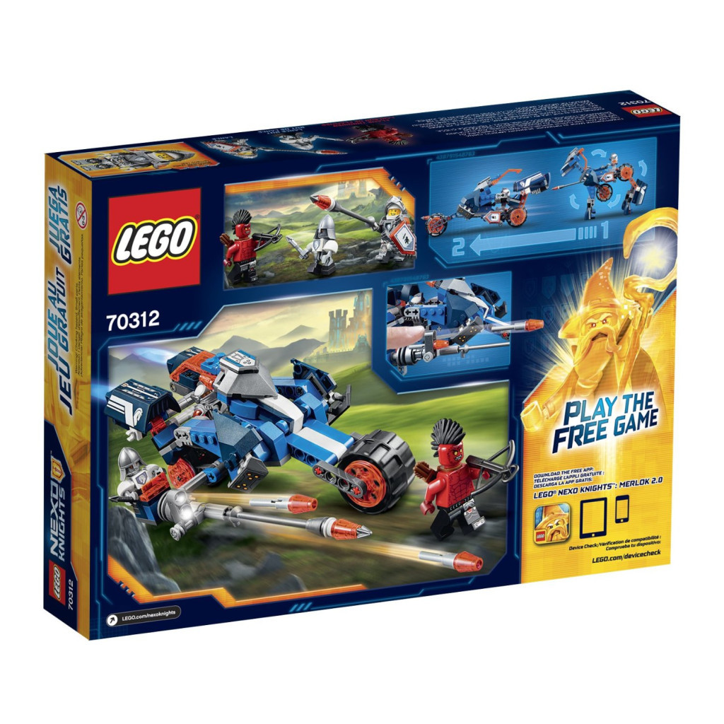 Конструктор LEGO Nexo Knights Ланс та його механічний кінь (70312) - зображення 12