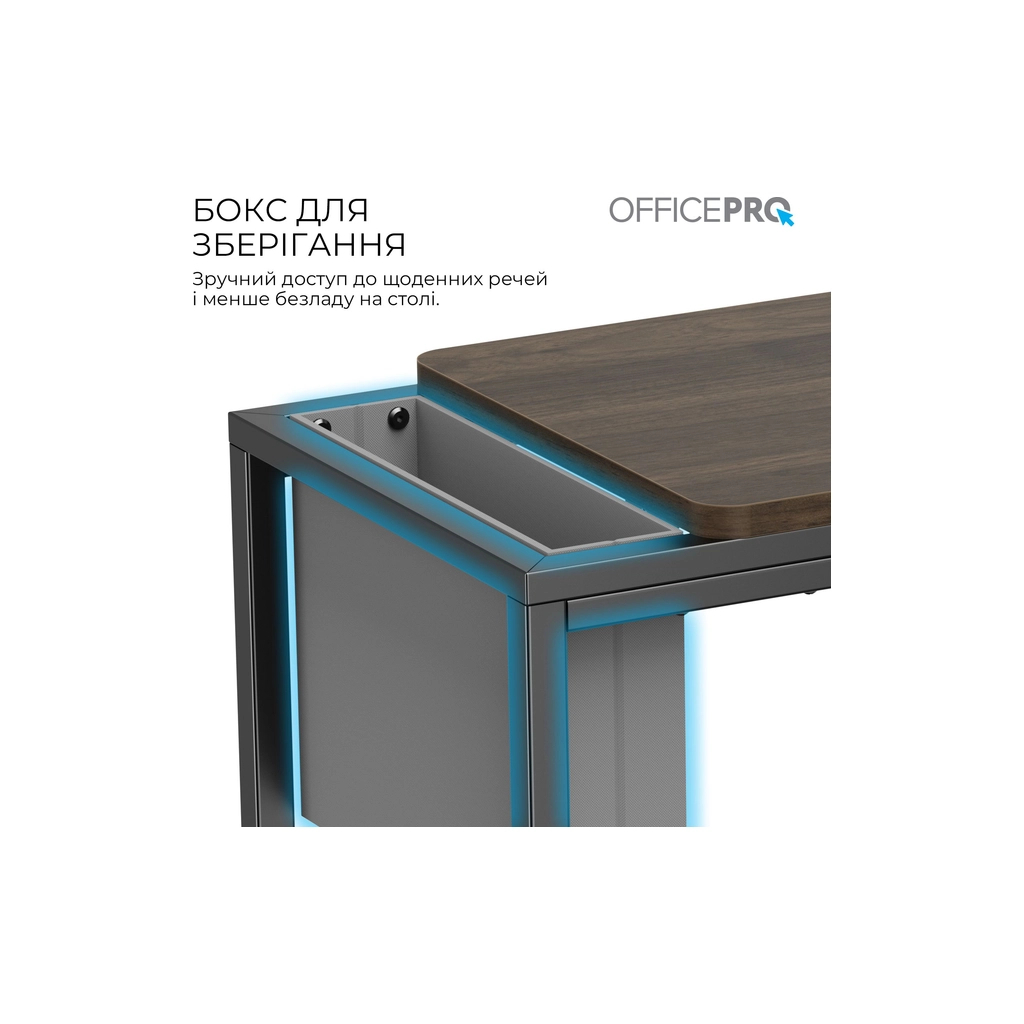 Приставний стіл OfficePro з місцем для зберігання SD175DW (SD175DW) - изображение 7