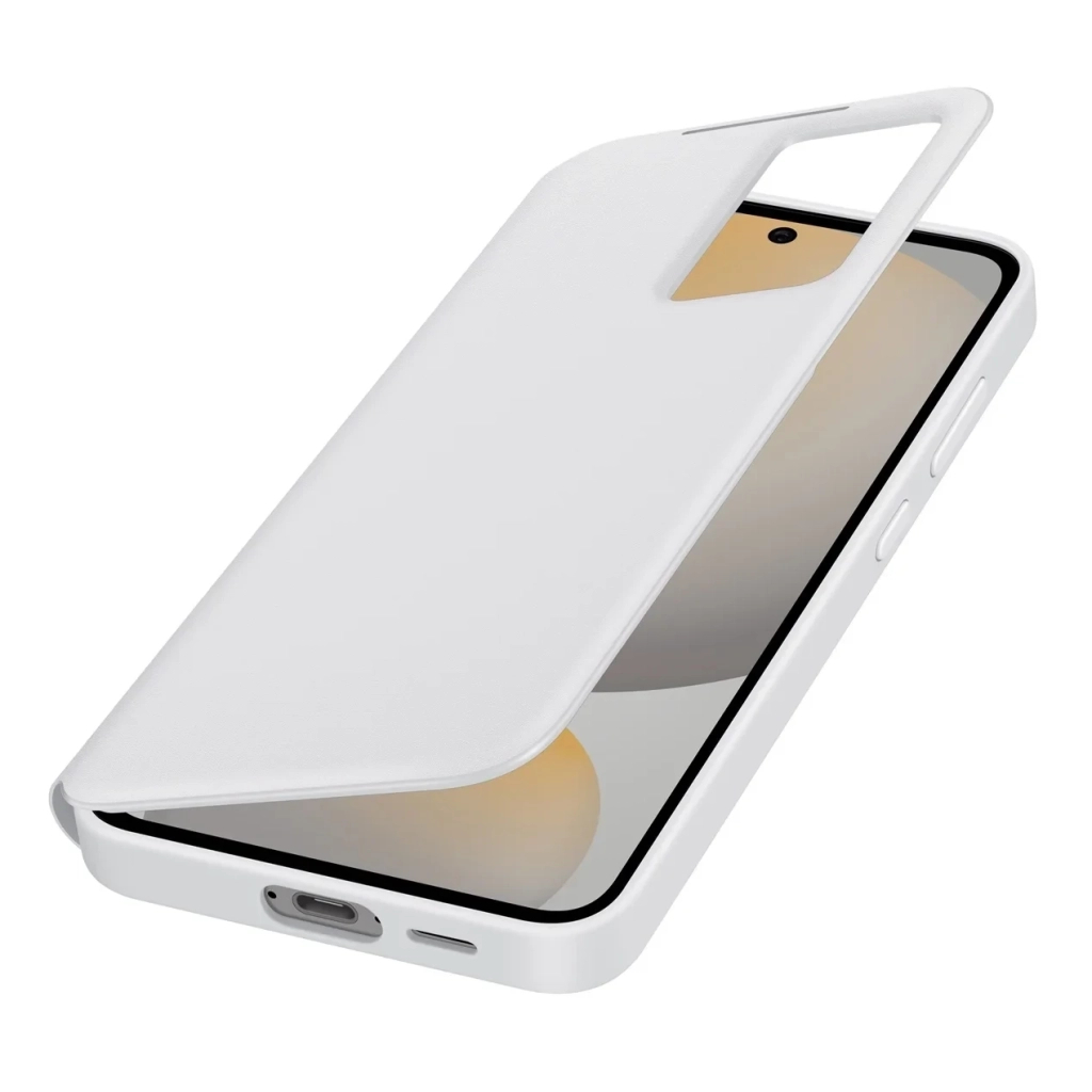 Чохол до мобільного телефона Samsung Smart View Wallet Case Samsung Galaxy S24 FE White (EF-ZS721CWEGWW) - зображення 4