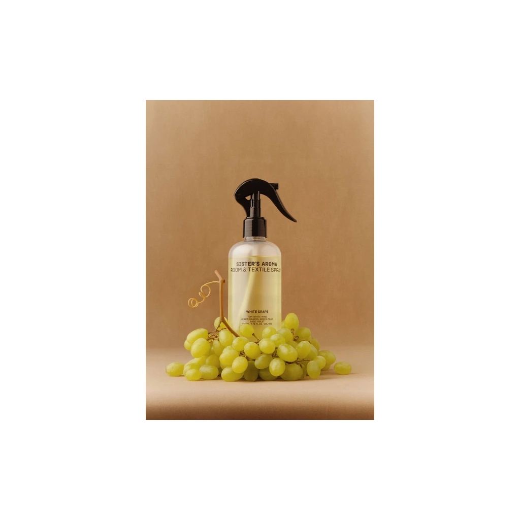 Освіжувач повітря Sister's Aroma Білий виноград Парфумований спрей для кімнати та текстилю 295 мл (4820227785971) - picture 4