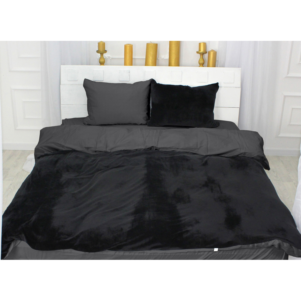 Постільна білизна MirSon Велюр Winter Delicate 28-0112 Nocciolo 2х143х210 (2200004052854) - зображення 1