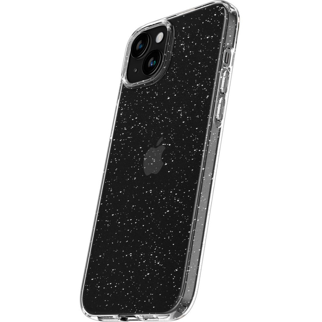 Чохол до мобільного телефона Spigen Apple iPhone 15 Liquid Crystal Glitter Crystal Quartz (ACS06788) - зображення 6