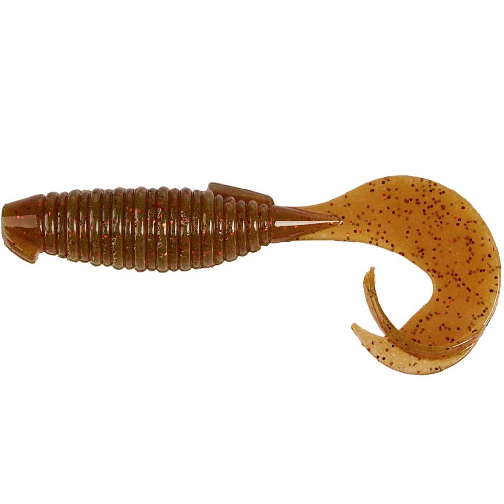 Силікон рибальський Keitech Flapper Grub 4" (7 шт/упак) ц:pal#07 motoroil red flake (1551.11.00) - зображення 1