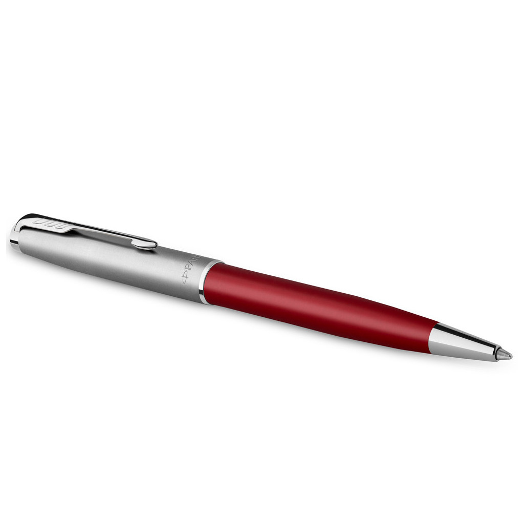 Ручка кулькова Parker SONNET 17 Essentials Metal Red Lacquer CT BP (83 632) - зображення 2