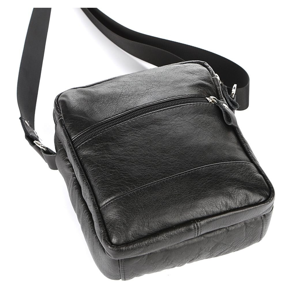 Сумка Shvigel Шкіряна Чорна (00926) - зображення 6