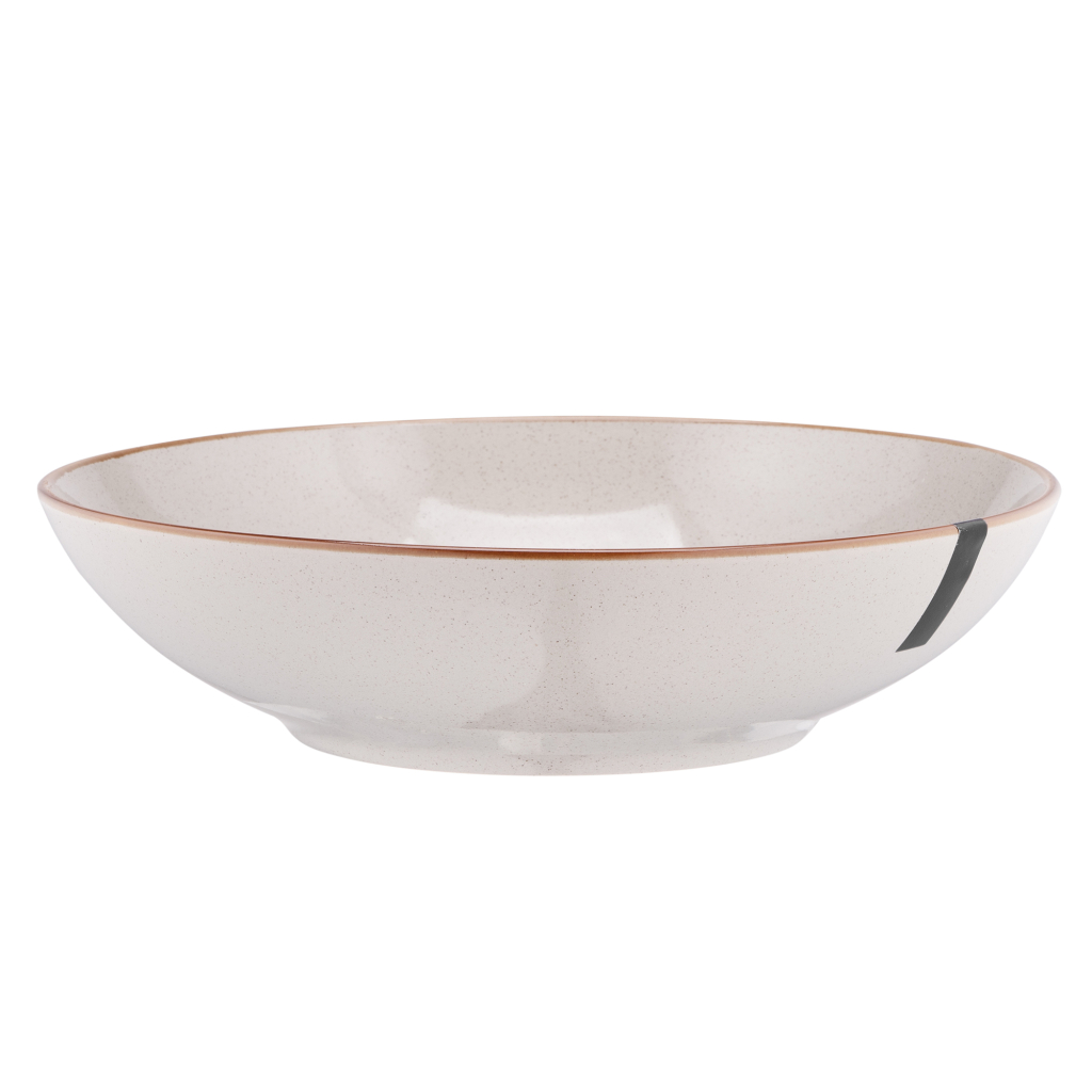 Тарілка Ardesto Apulia, 820мл, 20.8см, кераміка, сірий (AR2921AG) - зображення 2