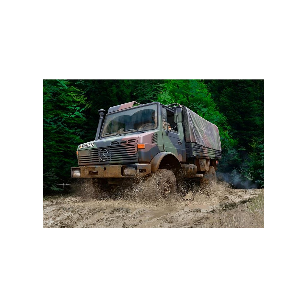 Збірна модель Revell Вантажівка Unimog 2T milgl рівень 5, 1:35 (RVL-03337) - зображення 9