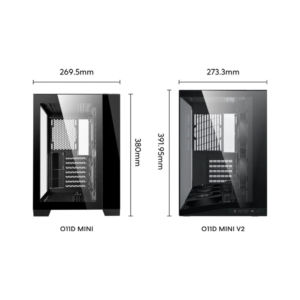 Корпус для ПК Lian Li O11 Dynamic Mini V2, Black (G99.O11DMIV2X.00) - зображення 10