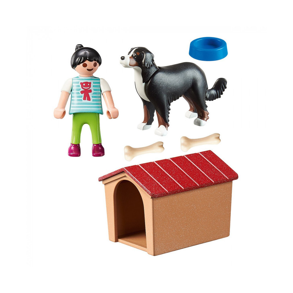 Конструктор Playmobil Дівчина і собака з будкою (6336565) - зображення 3