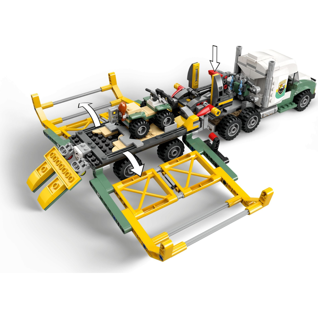 Конструктор LEGO Jurassic World Місії динозаврів: Вантажівка для перевезення алозавра (76966) - зображення 4