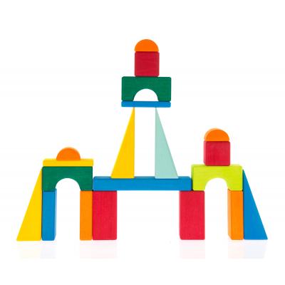 Конструктор Nic дерев'яний Тоскана маленький 20 ел. (NIC523311) - зображення 5