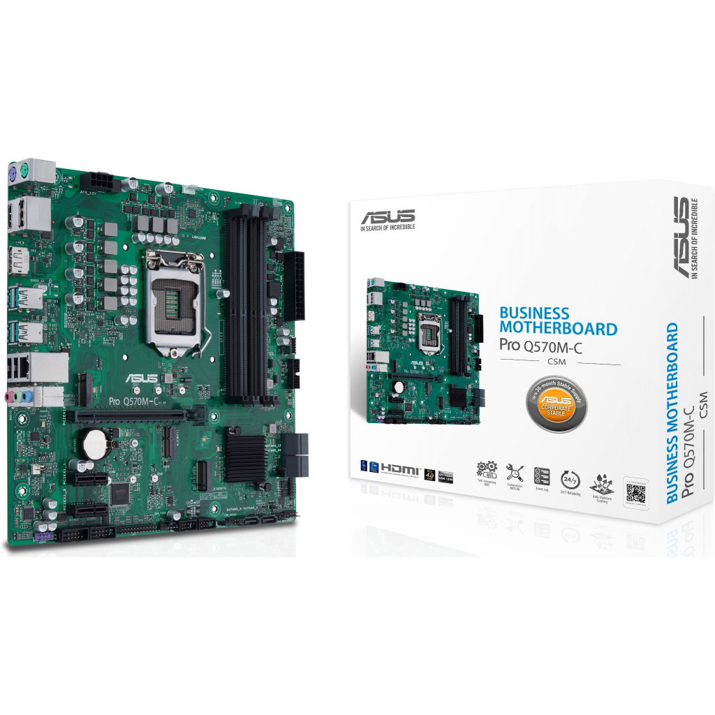 Материнська плата ASUS PRO Q570M-C/CSM - зображення 1