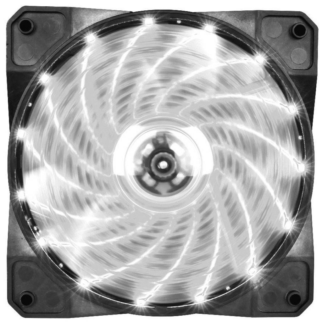 Кулер до корпусу 1stPlayer A1-15LED White - зображення 1