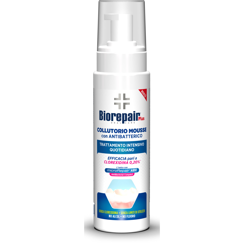 Мус для ротової порожнини Biorepair Plus Антибактеріальний 200 мл (8017331093450) - изображение 2