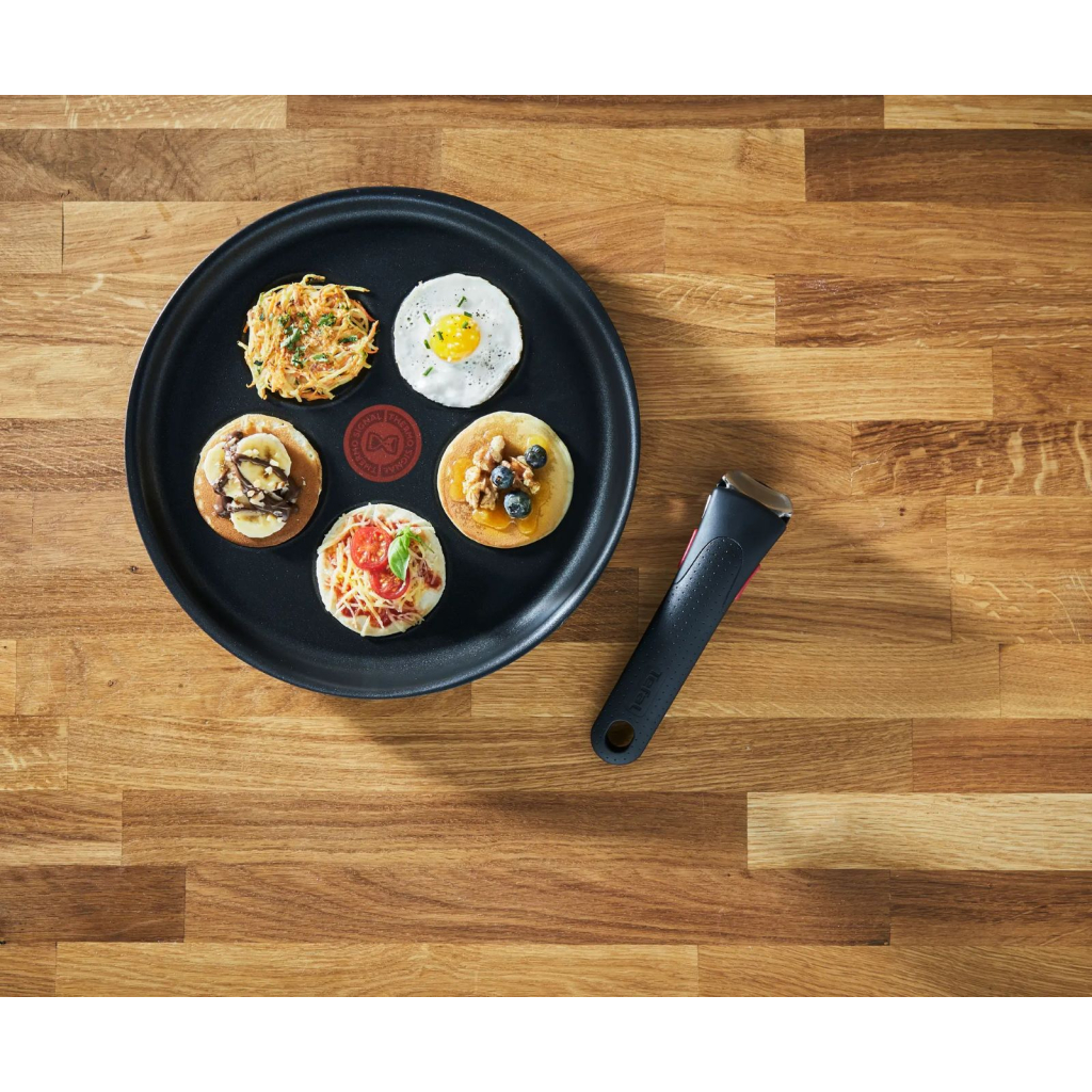 Сковорода Tefal Ingenio Unlimited, для оладків, 27см, литий алюміній (L8610074) - зображення 7